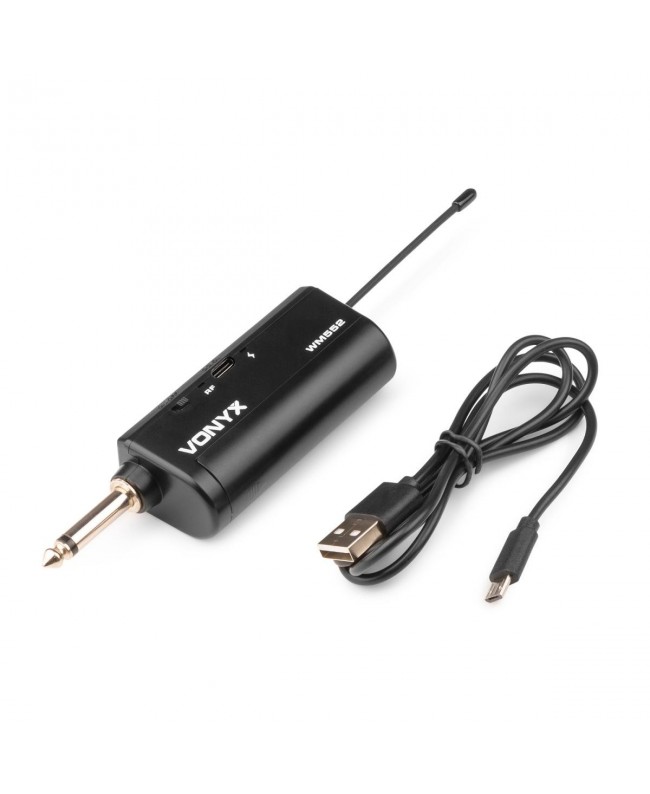 Vonyx WM552B Wirel.BodyPack 2xUHF plug-in Headset Wireless Systems