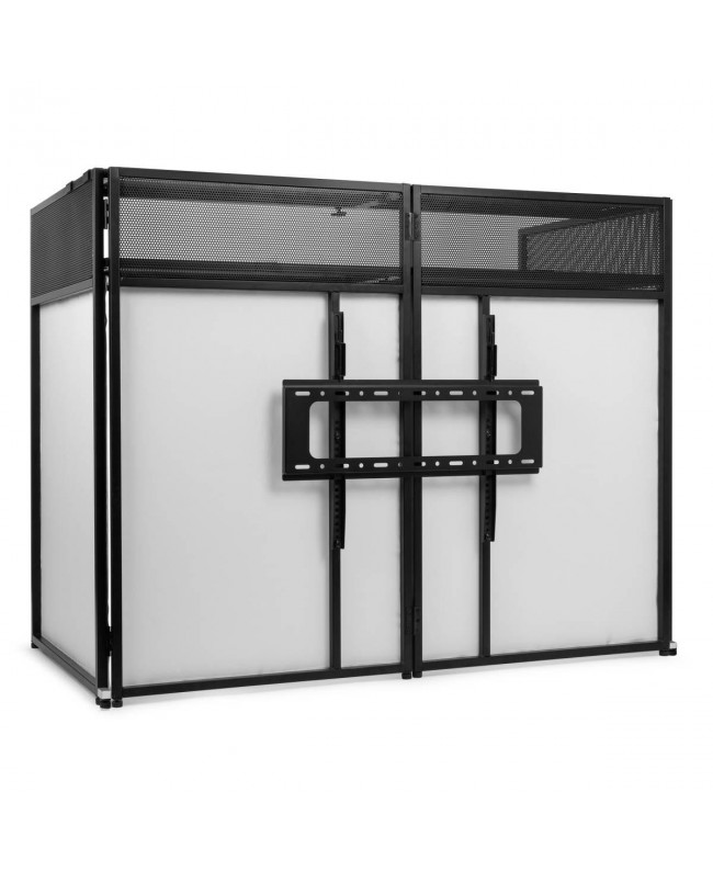 Vonyx DB60 Pro DJ Booth Alum.Screen.1,3m Tavoli per DJ
