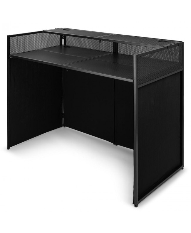 Vonyx DB60 Pro DJ Booth Alum.Screen.1,3m Tavoli per DJ