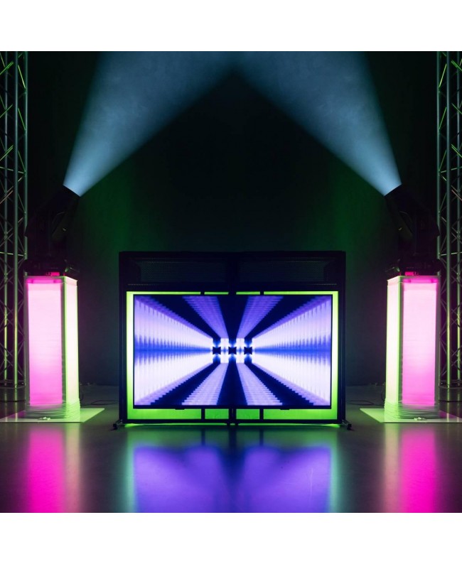 Vonyx DB60 Pro DJ Booth Alum.Screen.1,3m Tavoli per DJ