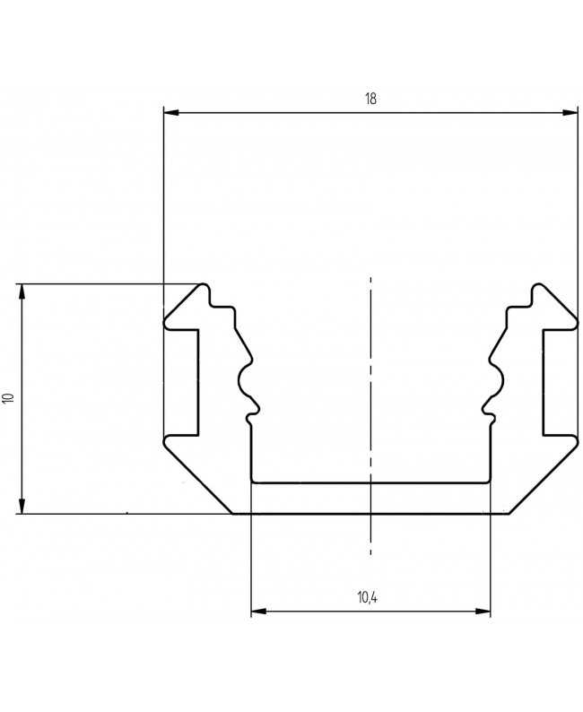 Eurolite Multiprofile for LED Strip silver 2m
