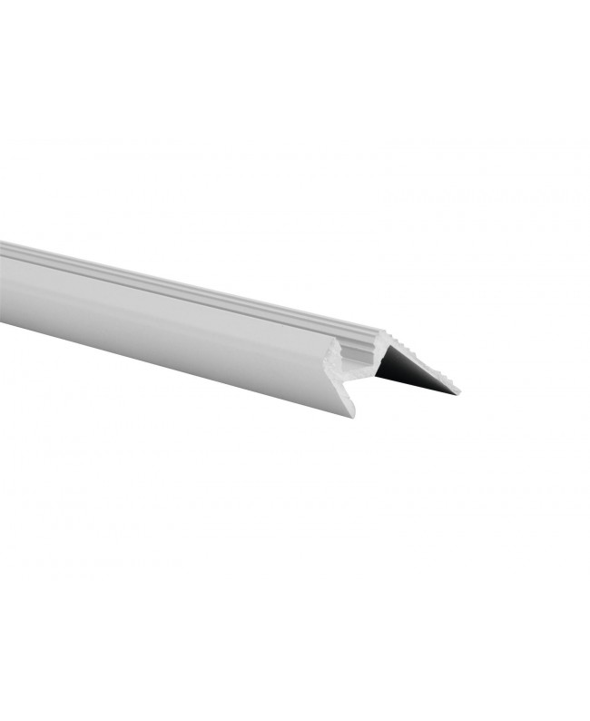 Eurolite Profilo a gradini per striscia LED argento 2m