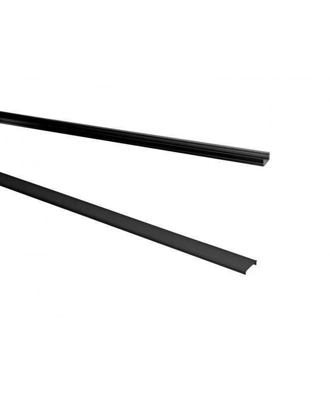 Eurolite U-Profil 20mm für LED Strip schwarz 2m