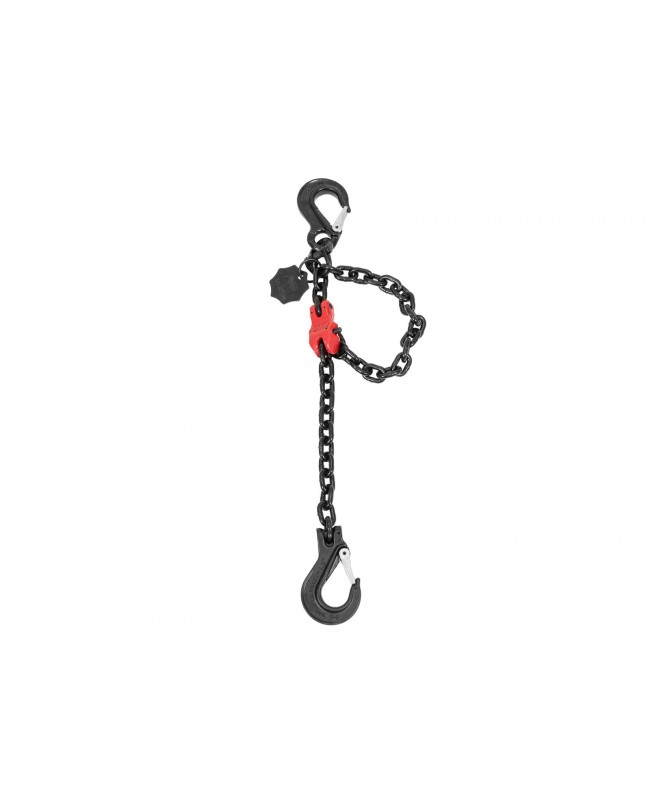 Safetex Chain Sling 1leg with clevis shortening clutches locked 1m WLL2000kg Chain Hoists