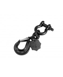 Safetex Universal HangUp-Unit 22cm nero eloxal WLL2000kg Paranchi a catena