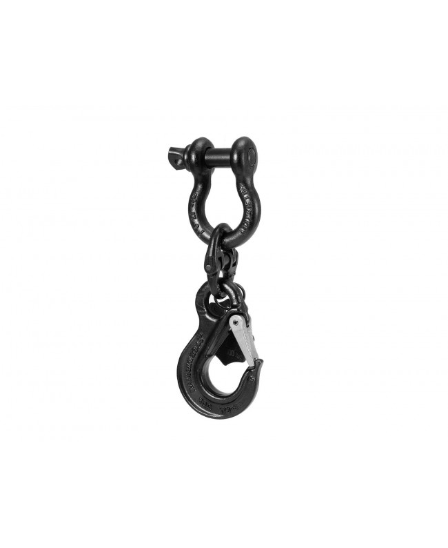 Safetex Universal Lasthaken 22cm schwarz eloxiert WLL2000kg Kettenzüge