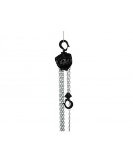 Safetex Paranco a catena 250kg 6m mozzo nero Paranchi a catena