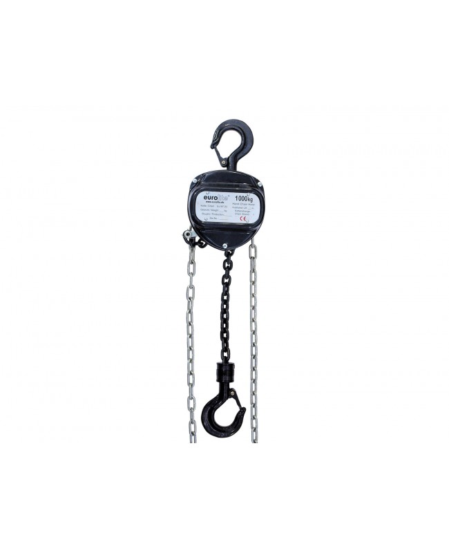 Eurolite Kettenzug 10M/1.0T schwarz