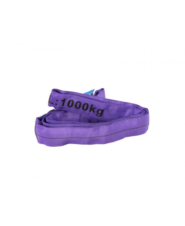 Shz Round Sling length 1.00m/1000kg according to EN 1492-2 SF7 violet