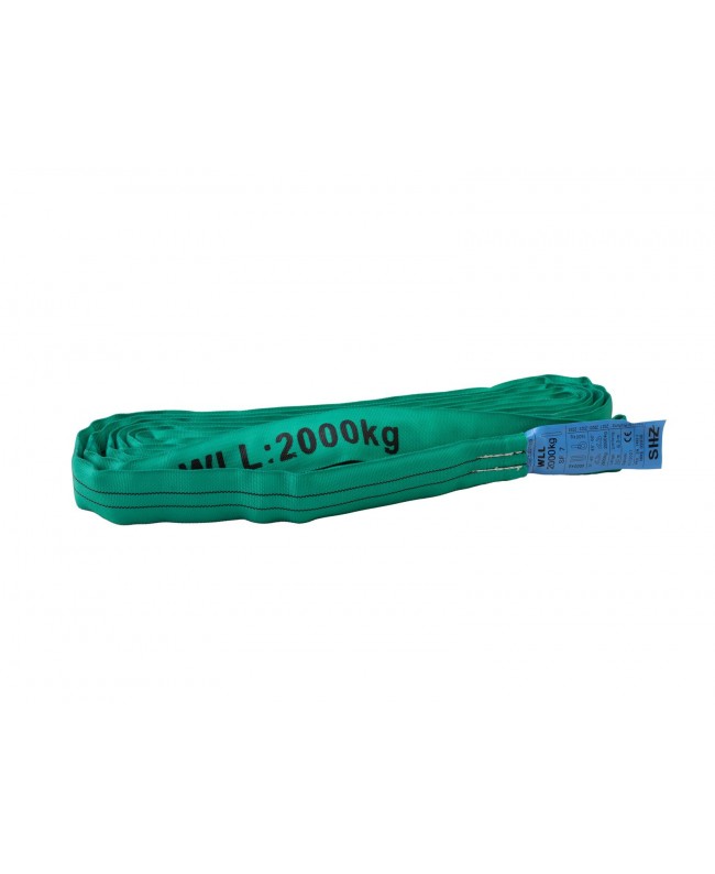 Shz Round Sling 3m, max. Load 2000KG according to EN 1492-2 SF7 green