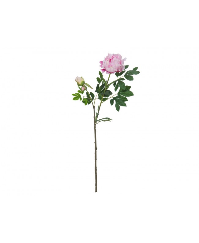 Europalms Pfingstrosenzweig Premium, Kunstpflanze, pink, 100cm Saisonartikel
