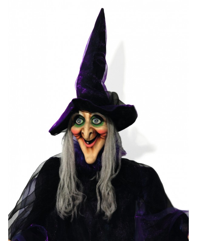 Europalms Halloween Figure Witch, animated 175cm Articoli stagionali