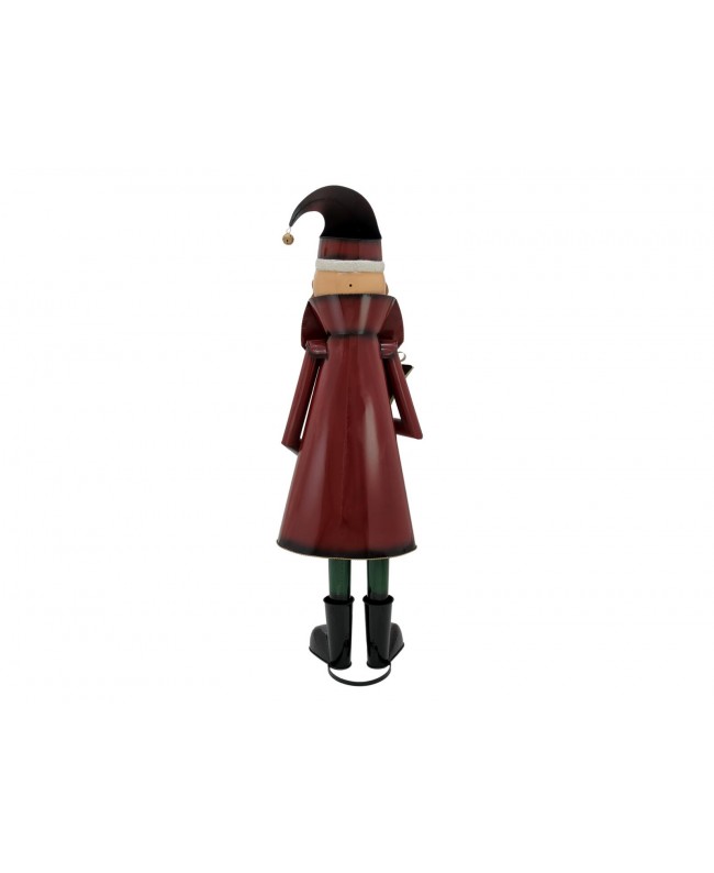 Europalms Santa Claus, Metal, 195cm, red