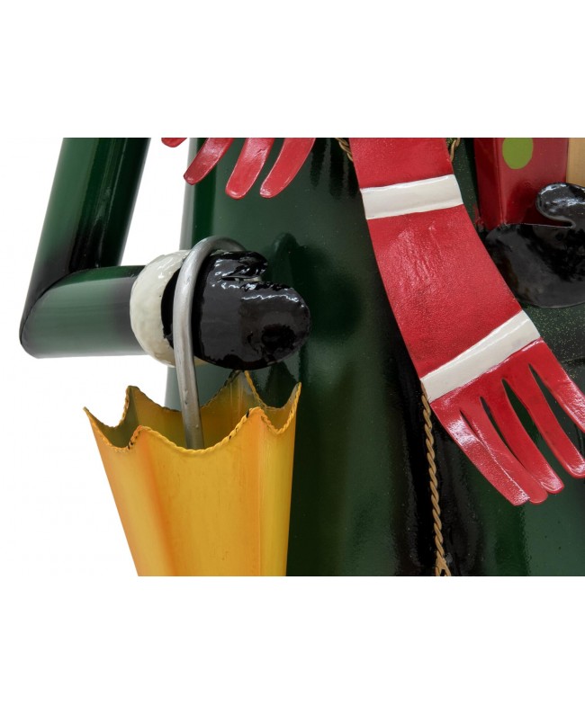 Europalms Reindeer with Coat, Metal, 155cm, green