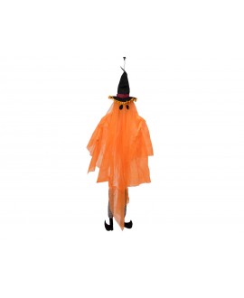 Europalms Halloween Figur Geist mit Hexenhut, 150cm