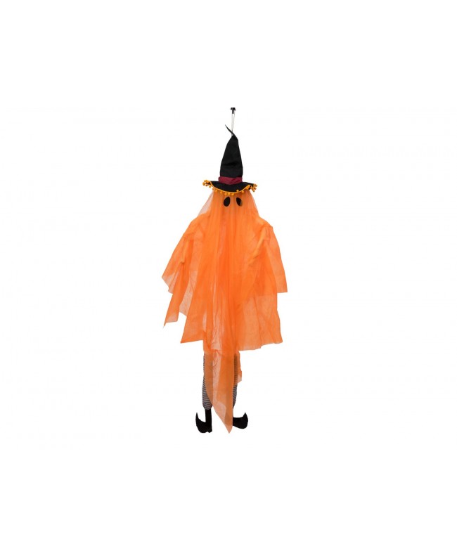 Europalms Halloween Figure Ghost with Witch Hat, 150cm