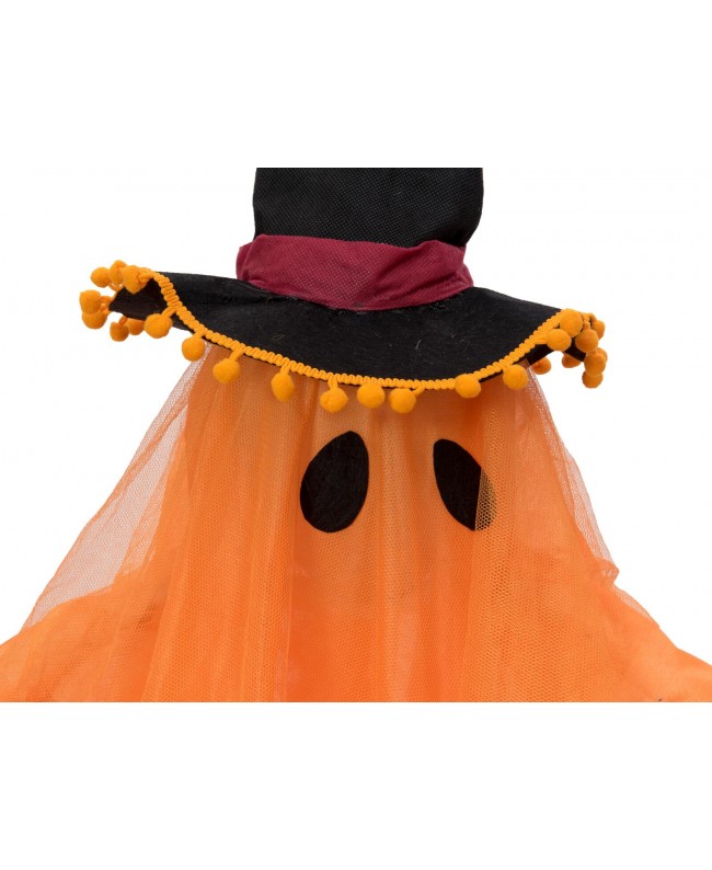 Europalms Halloween Figure Ghost with Witch Hat, 150cm