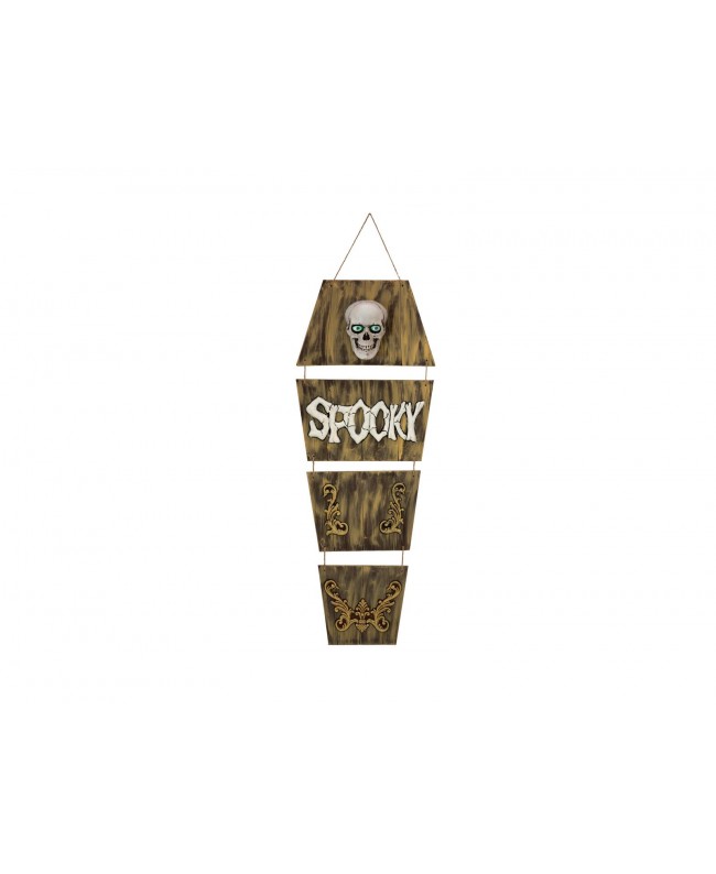 Europalms Halloween Ghost Coffin, animated 150cm