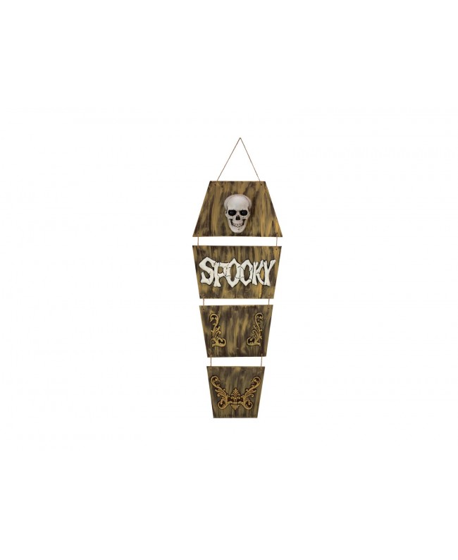 Europalms Halloween Ghost Coffin, animated 150cm