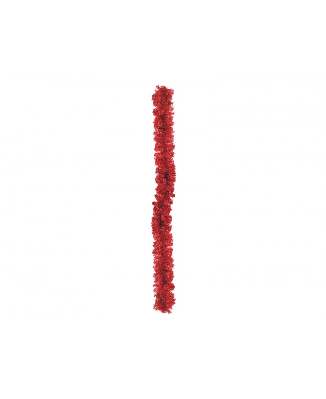 Europalms Noble pine garland, red, 270cm