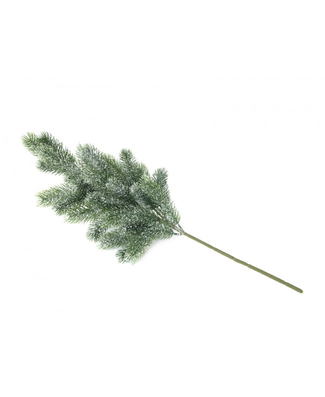 Europalms Fir branch, snowy, PE, 65cm
