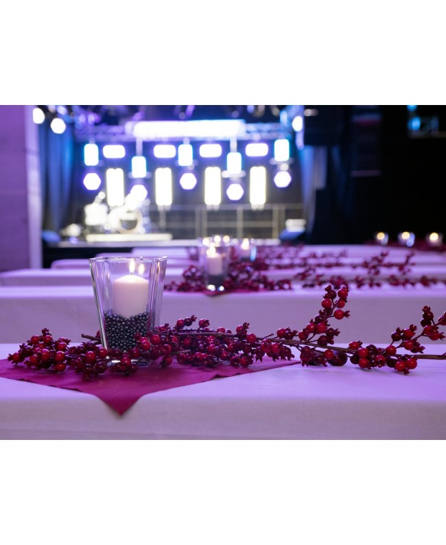 Europalms Berry garland red 180cm