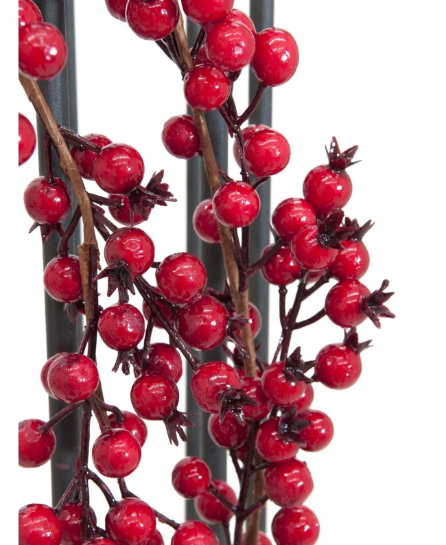 Europalms Berry garland red 180cm
