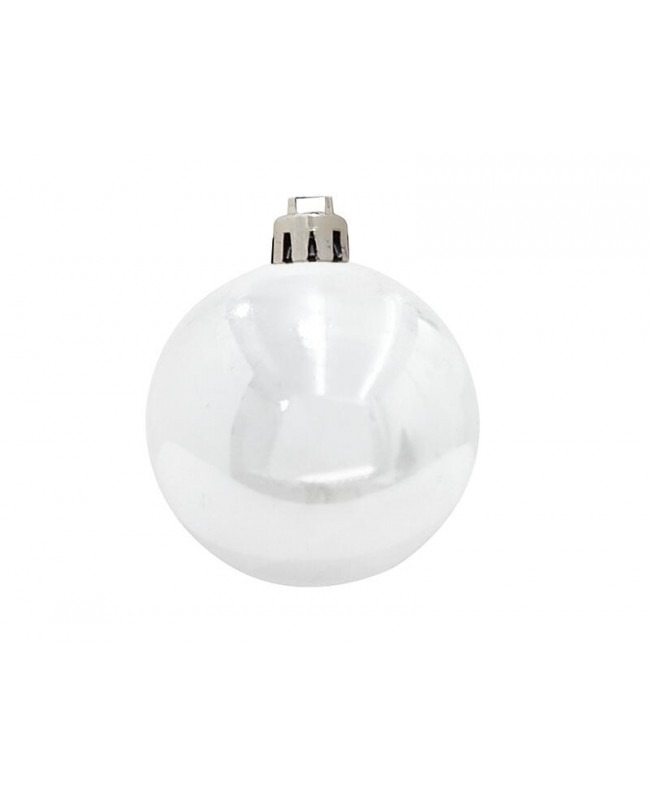 Europalms Deco Ball 7cm, white 6x