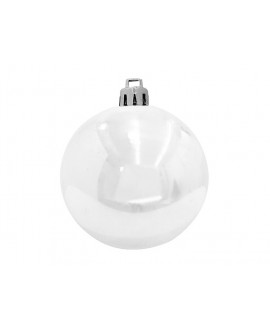 Europalms Palla Deco 10cm, bianco 4x