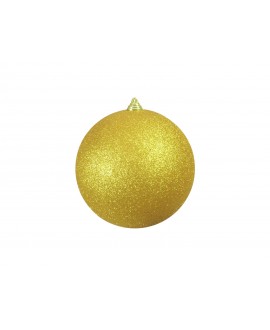 Europalms Deco Ball 20cm, gold, glitter