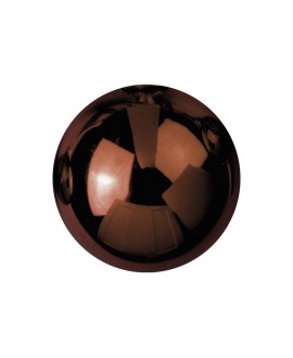 Europalms Dekokugel 3,5cm, braun, glänzend 48x