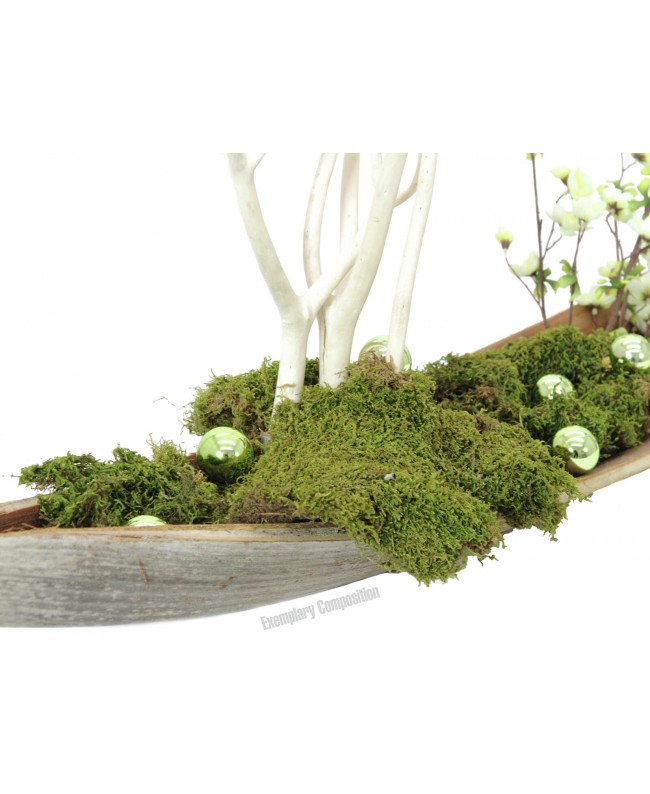 Europalms Deco Ball 3,5cm, light green, shiny48x