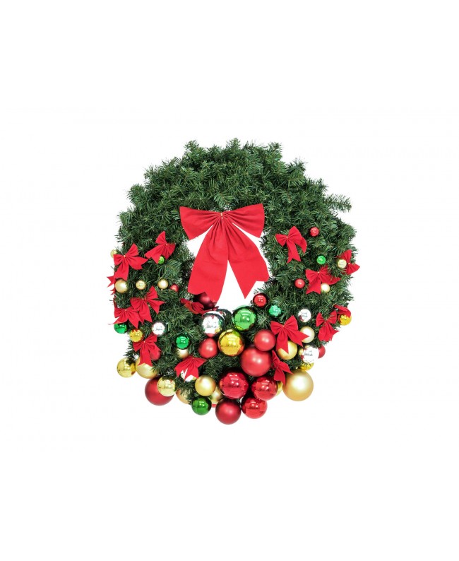 Europalms Premium Fir Wreath, decorated, 90cm