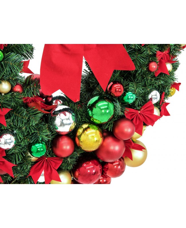 Europalms Premium Fir Wreath, decorated, 90cm
