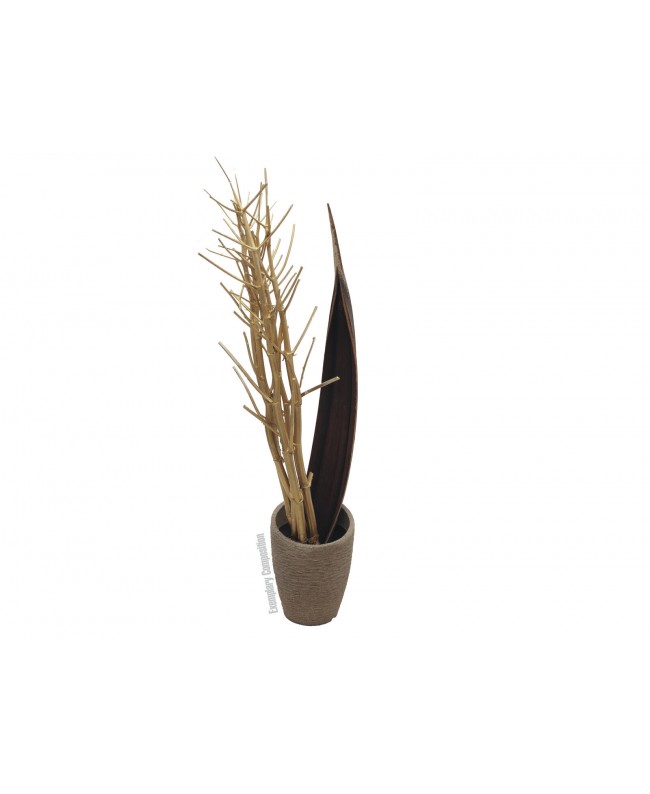 Europalms Fennel bunch, dried, gold, 160cm