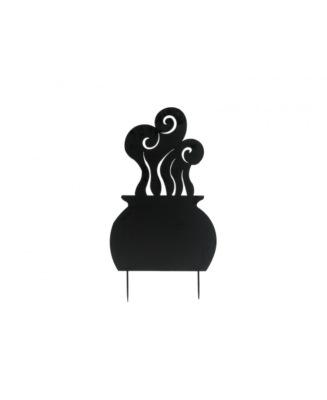 Europalms Silhouette Metal Witch Pot, 83cm