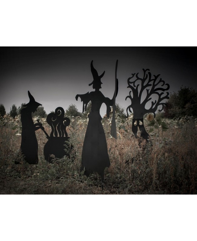 Europalms Silhouette Metal Ghost Tree, 150cm