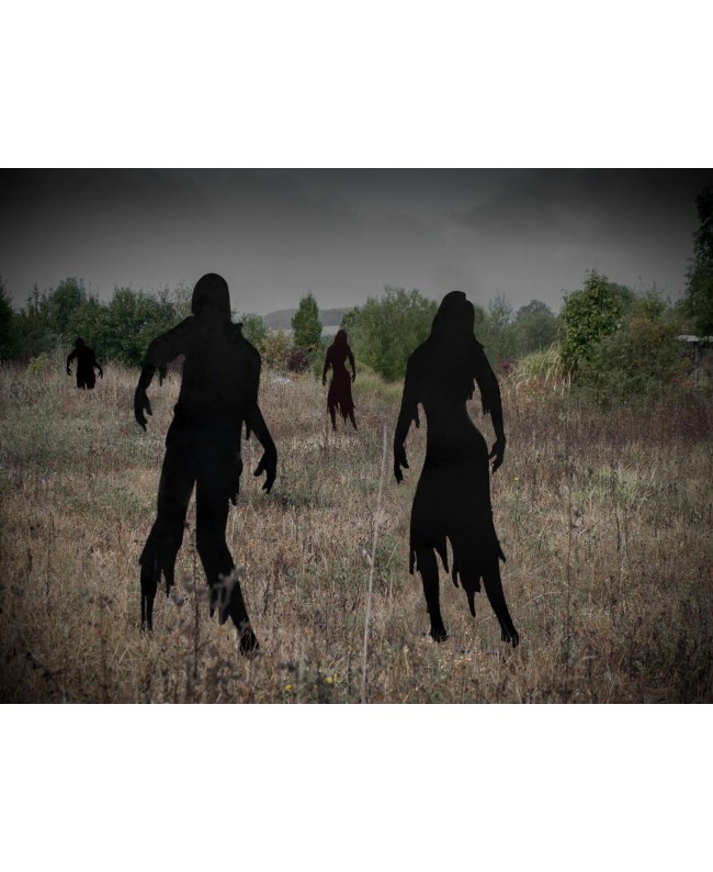 Europalms Silhouette Metall Zombie Mann, 135cm