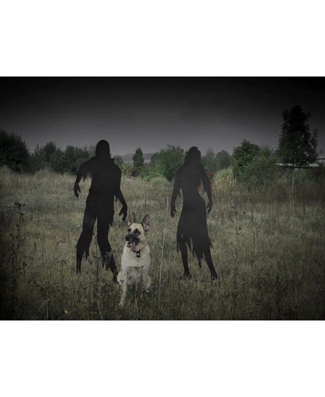 Europalms Silhouette Metall Zombie Mann, 135cm