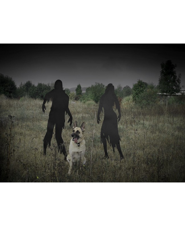 Europalms Silhouette Metal Zombie Woman, 135cm