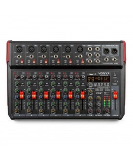 Vonyx VM-KG10 MusMix 10ch/BT/DSP/USB Rec Analog Mixer