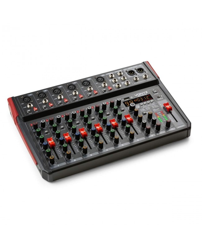Vonyx VM-KG10 MusMix 10ch/BT/DSP/USB Rec Analog Mixer
