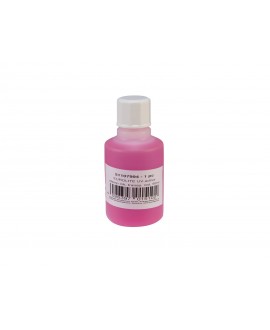 Eurolite UV-active Stamp Ink, transparent red, 50ml