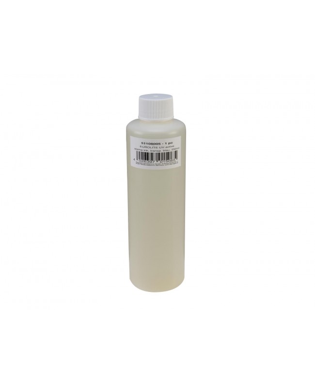 Eurolite UV-active Stamp Ink, transparent blue, 250ml