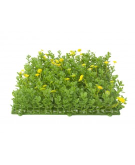 Europalms Grass mat, artificial, green-yellow, 25x25cm