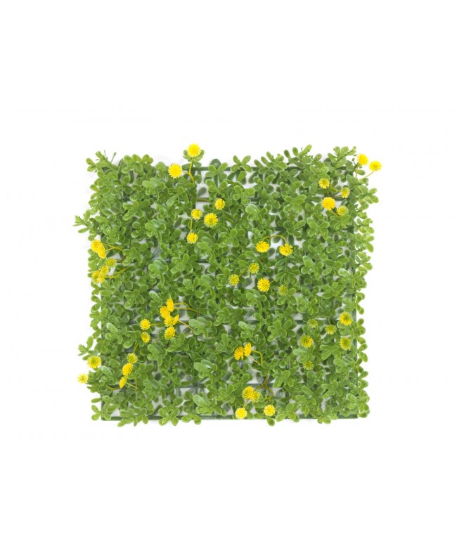 Europalms Grass mat, artificial, green-yellow, 25x25cm