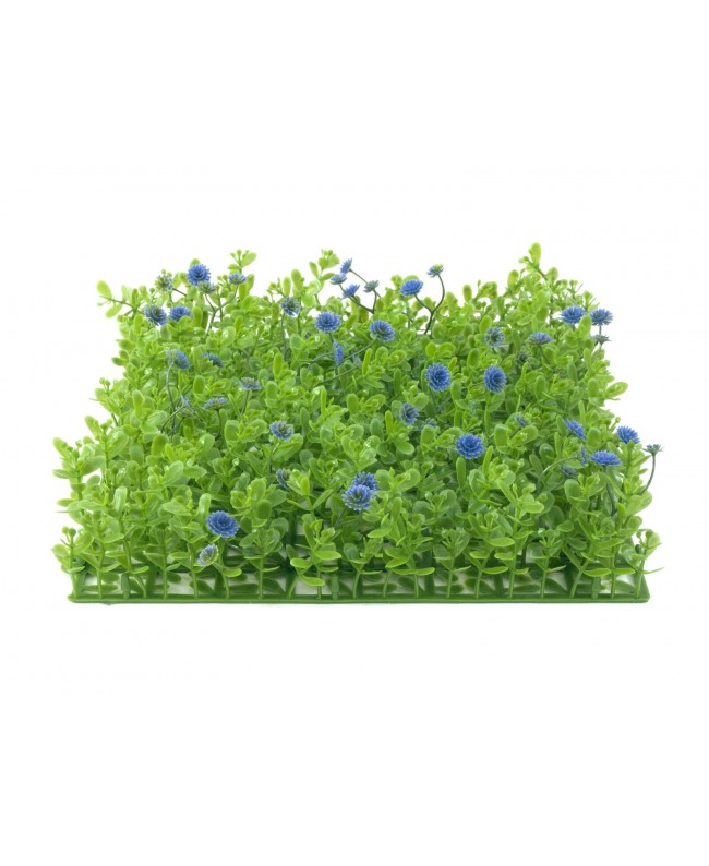 Europalms Grass mat, artificial, green-purple, 25x25cm