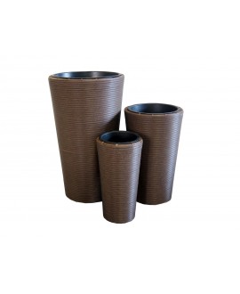 Europalms Deco pot set INDIA 74/54/44cm
