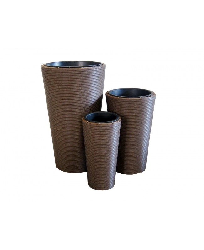Europalms Deco pot set INDIA 74/54/44cm