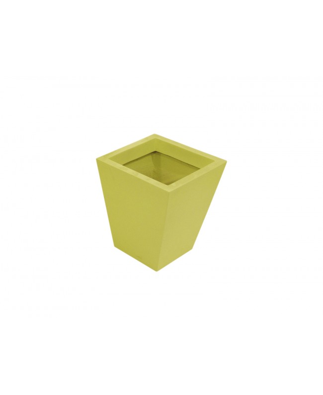 Europalms Fiberglasspot, yellow, 39x45cm